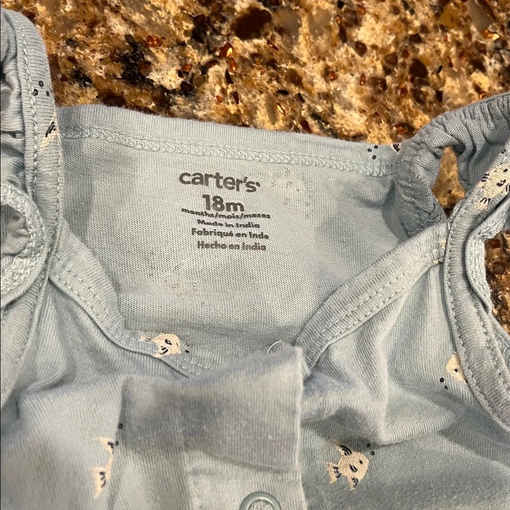 Set of 2 Carter’s Girls Fish Rompers, Size 18 Months